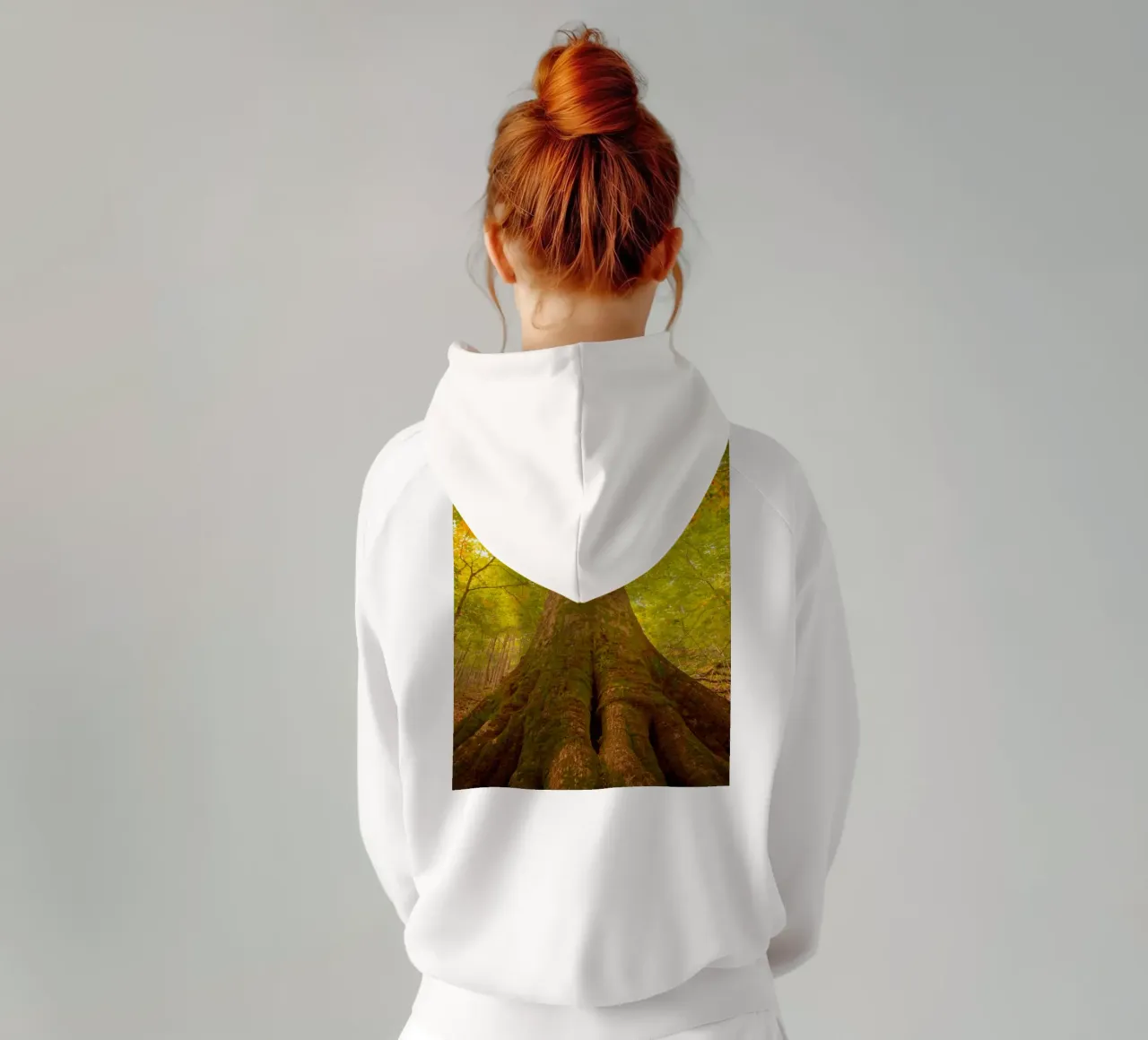 vecchio grande albero felpa con cappuccio da onelife