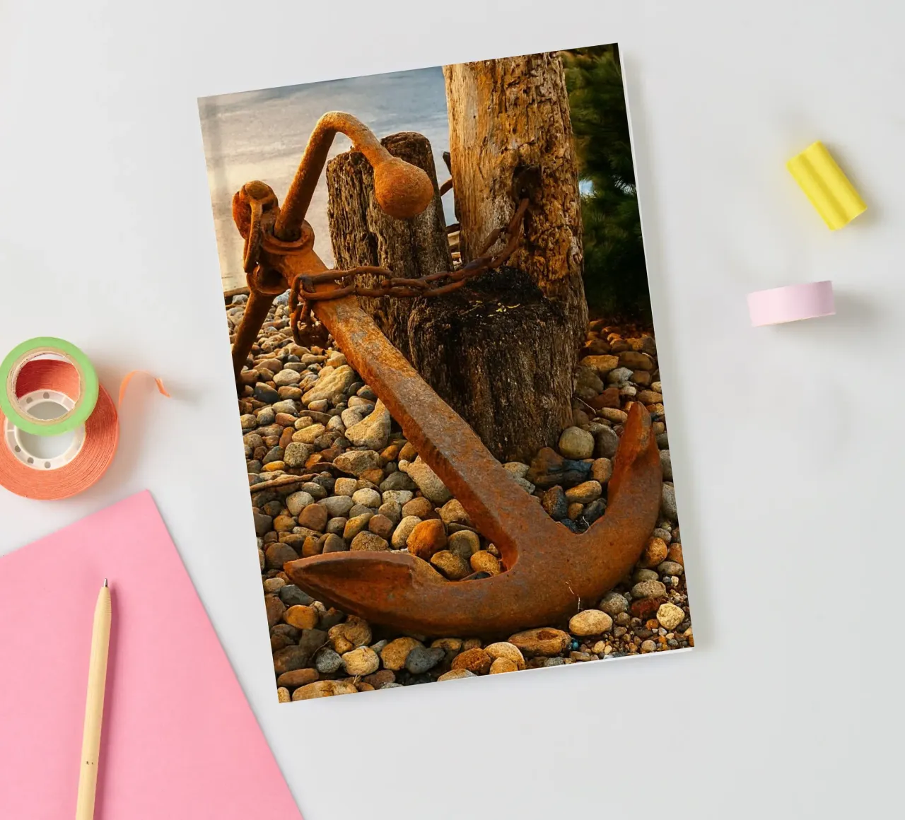 rusty anchor notebook by onelife