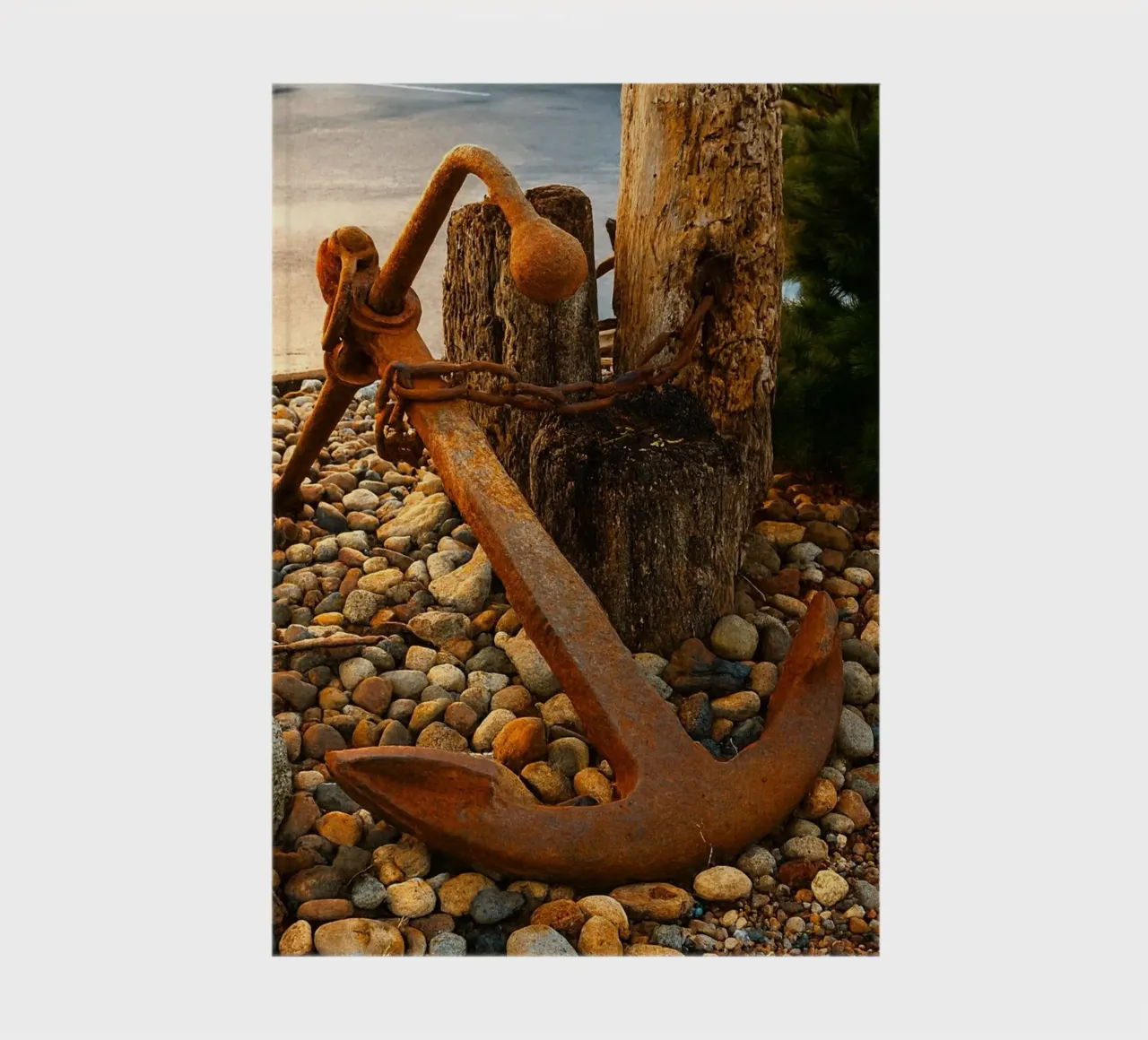 rusty anchor notebook by onelife