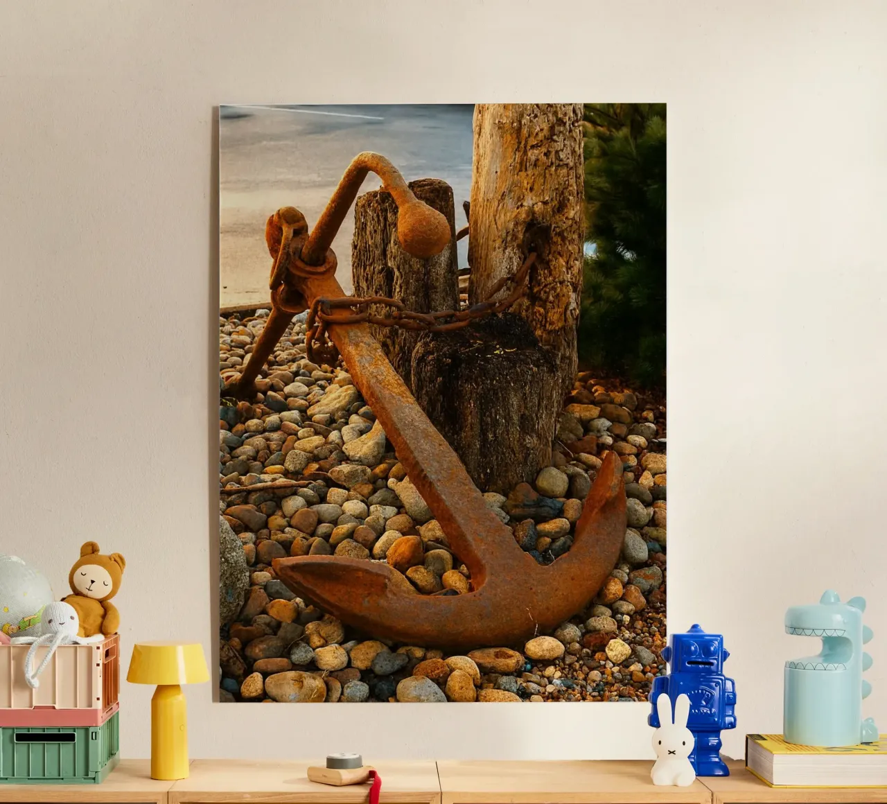 rusty anchor Acryl-Glas von onelife