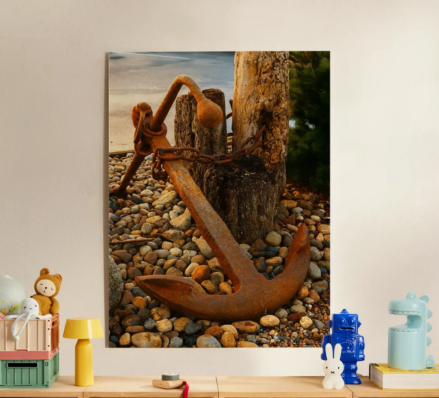 rusty anchor Acryl-Glas von onelife