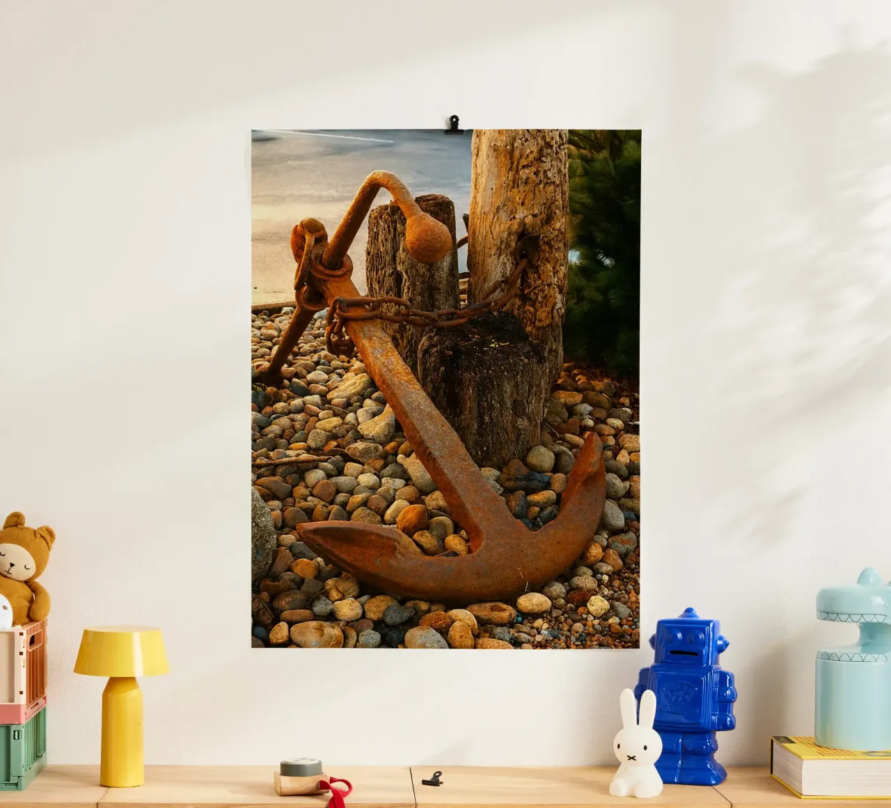 rusty anchor poster by onelife