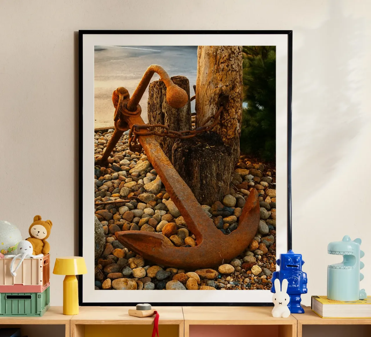 rusty anchor poster by onelife