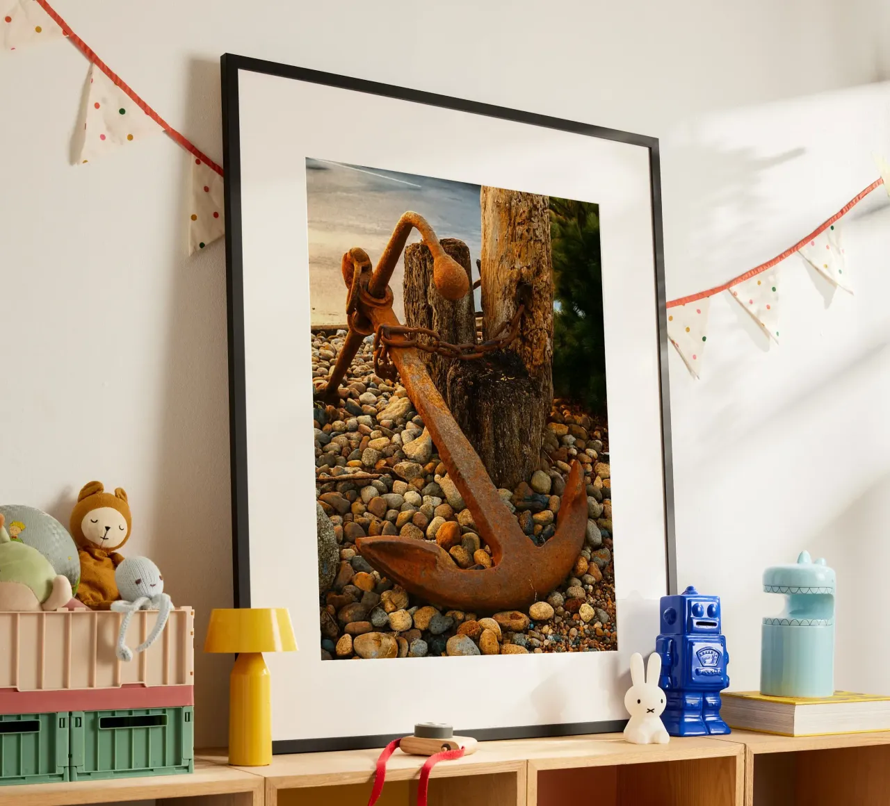 rusty anchor poster by onelife