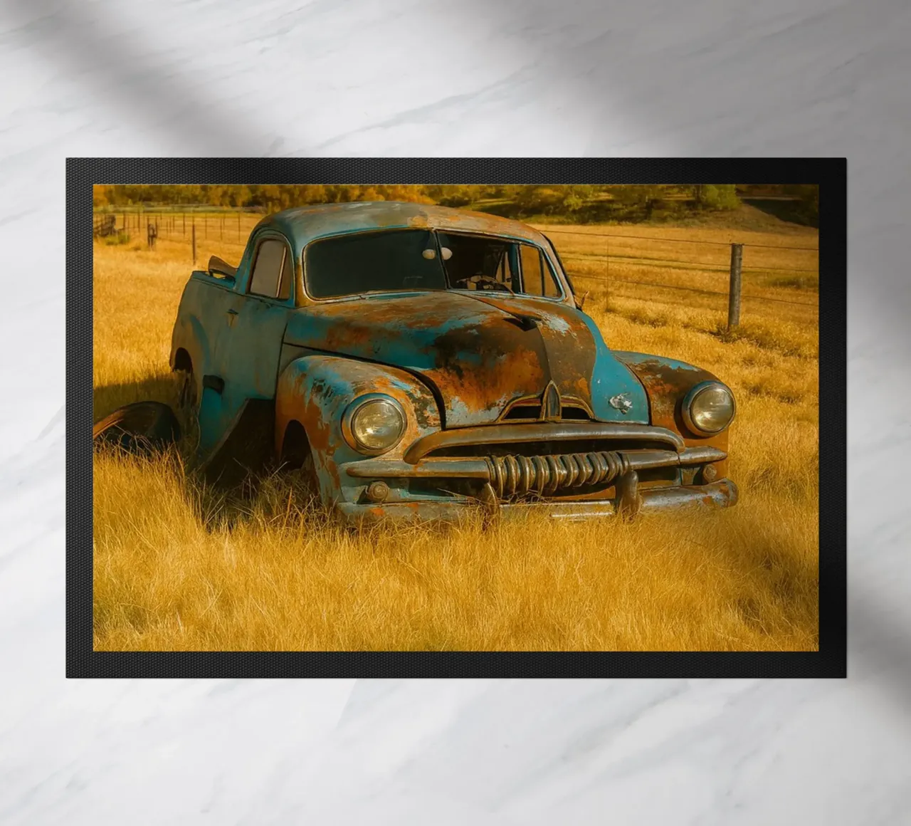 rusty car doormat by onelife