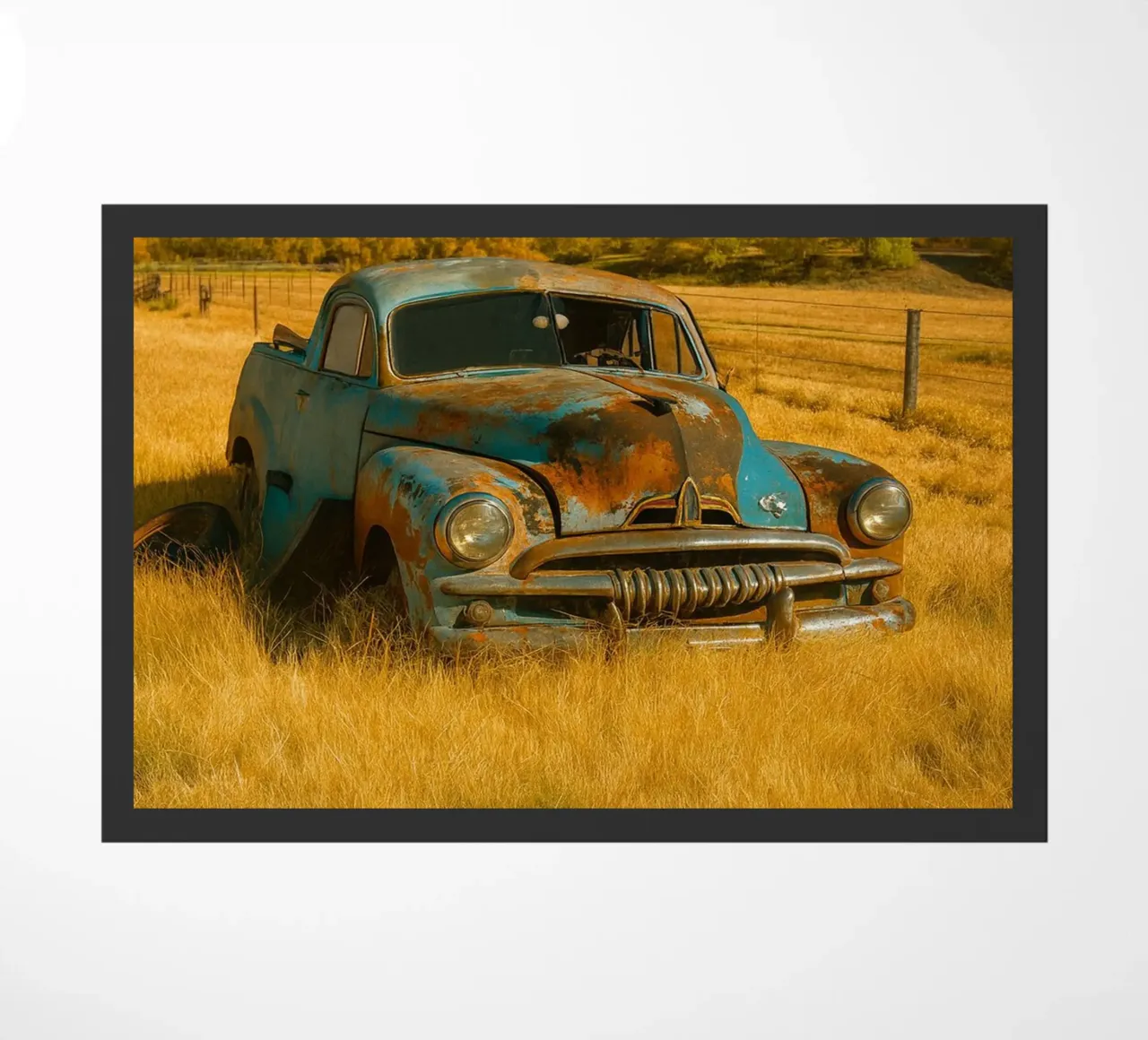rusty car doormat by onelife