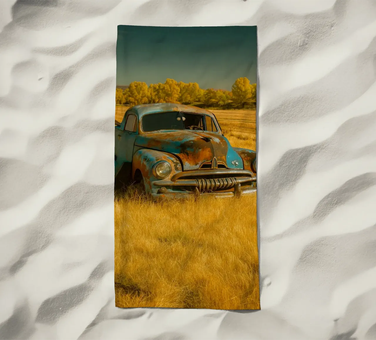 auto arrugginita telo mare da onelife