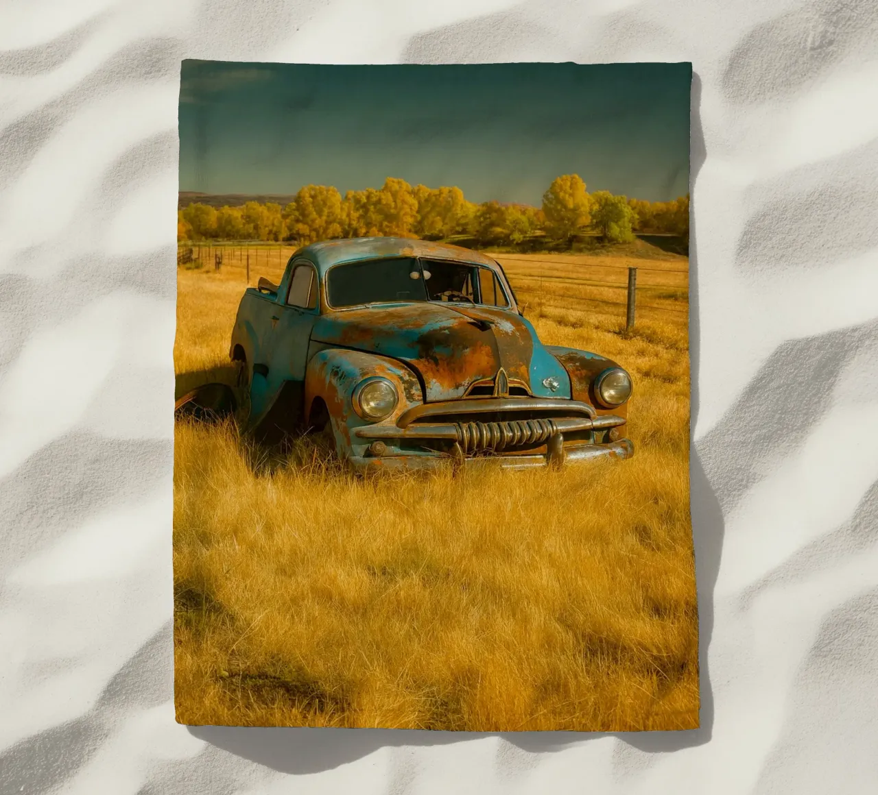 auto arrugginita telo mare da onelife