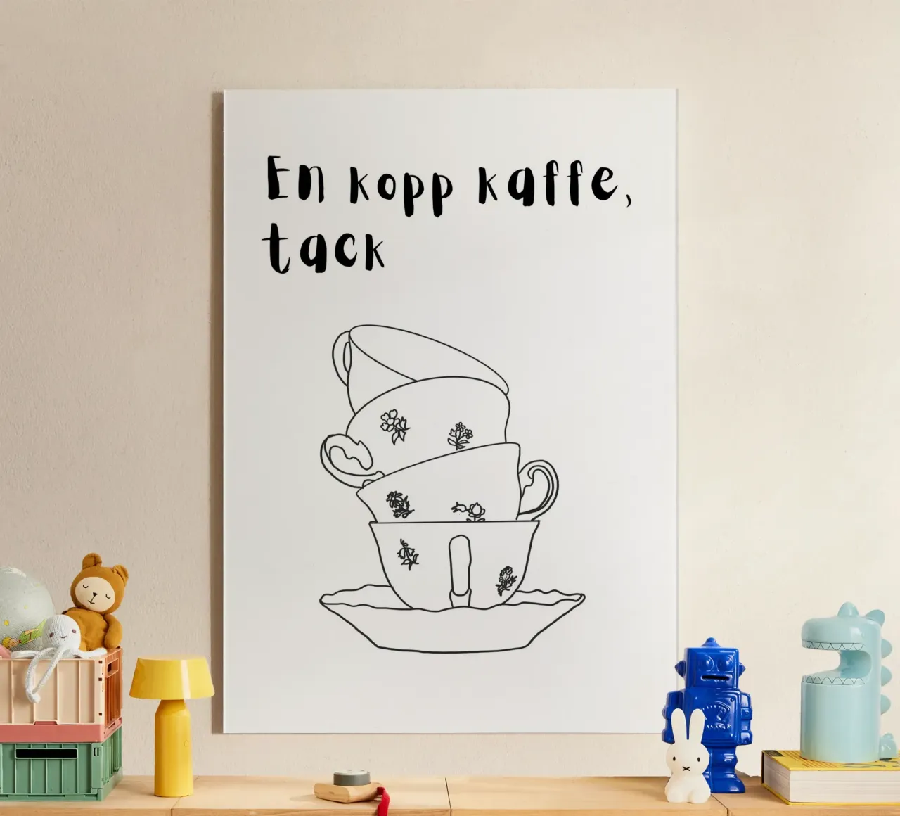 Tazze da caffè impilate plexiglass da Bullerbü Design Studio