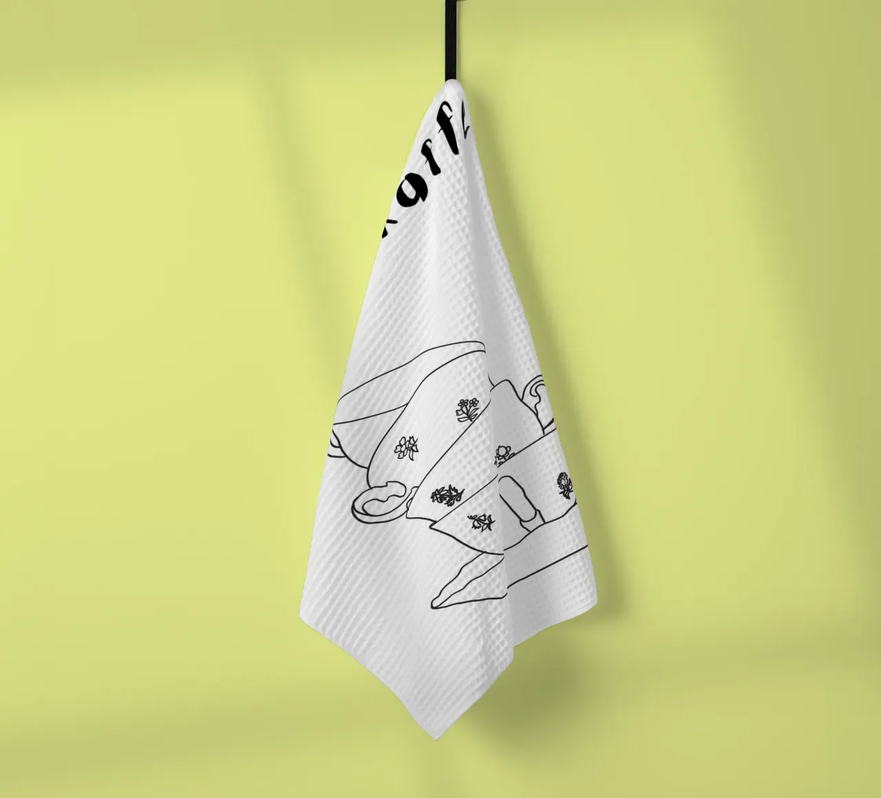 Tazze da caffè impilate canovaccio da cucina da Bullerbü Design Studio