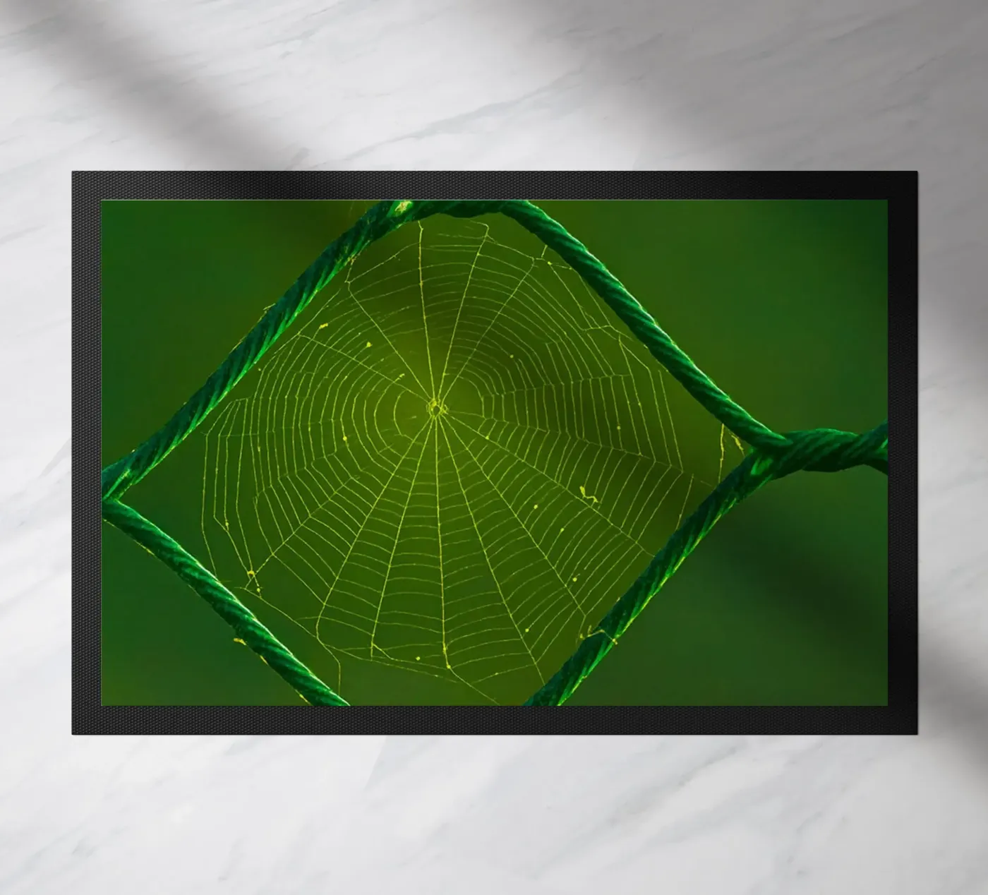 spider web doormat by onelife