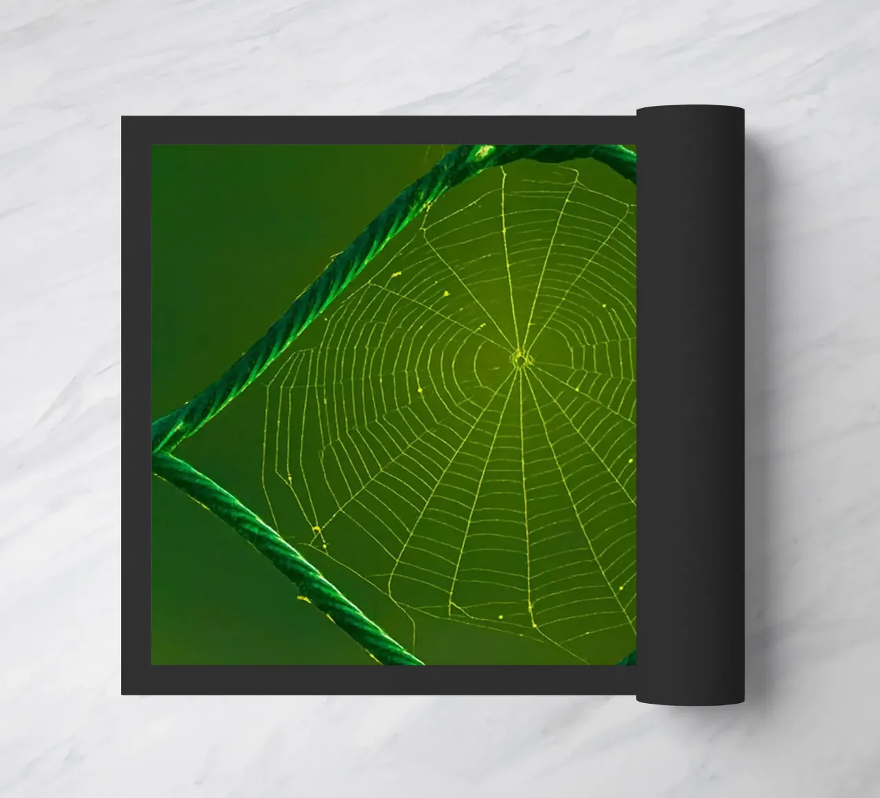 spider web doormat by onelife