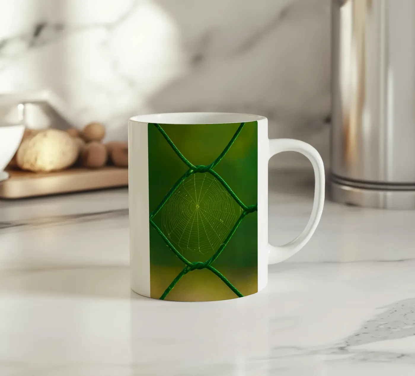 spider web ceramic mug by onelife