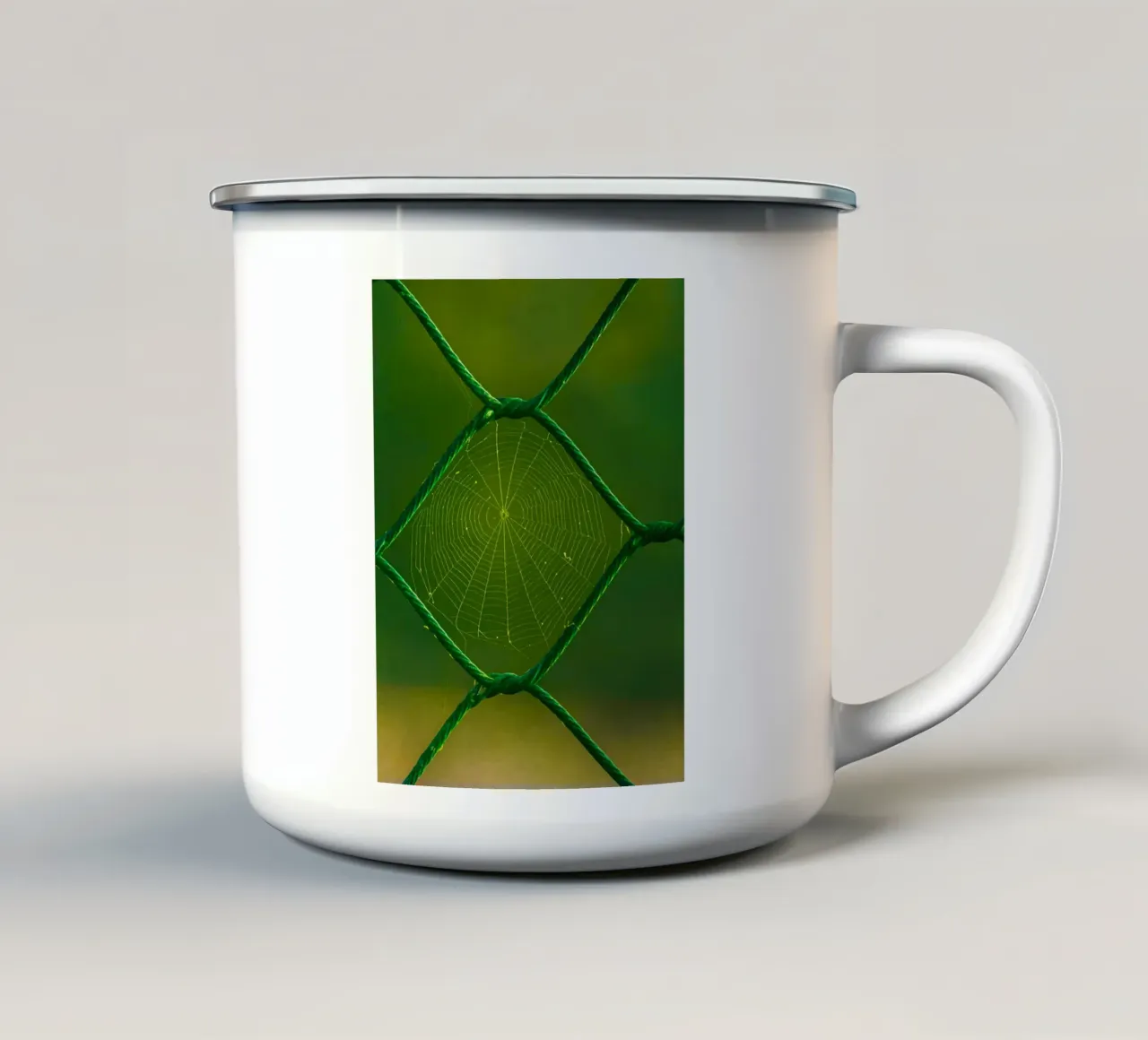 ragnatela tazza in smalto da onelife