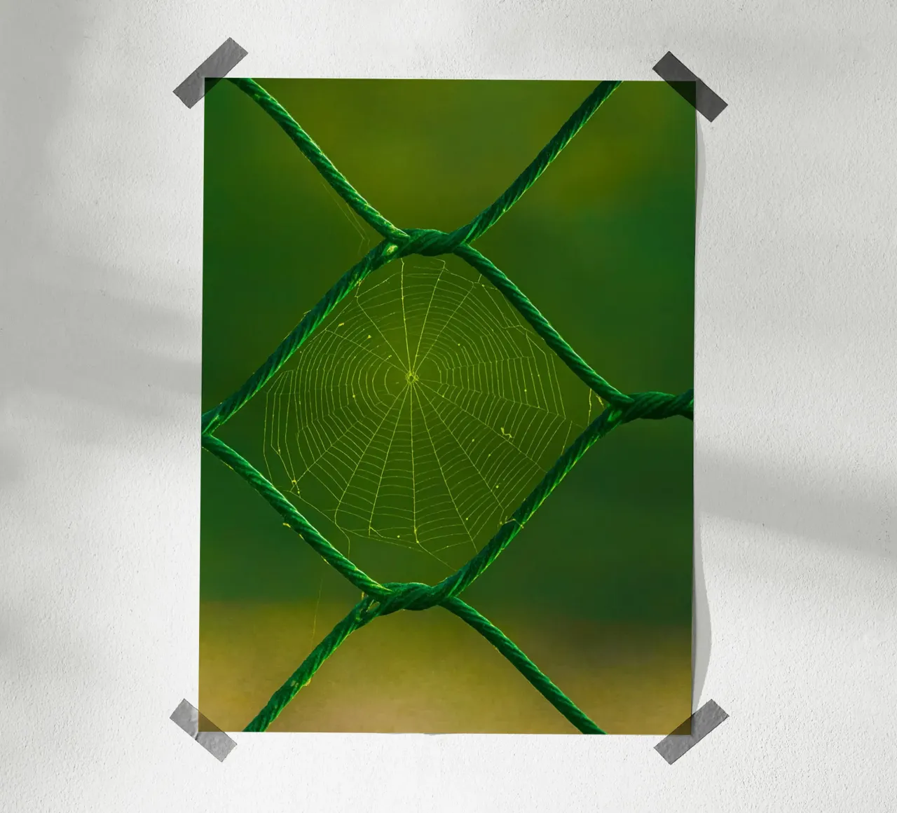 spinnenweb poster van onelife