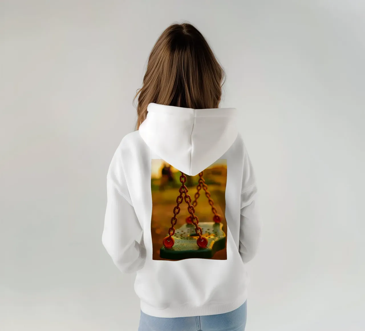 sedile a dondolo felpa con cappuccio da onelife