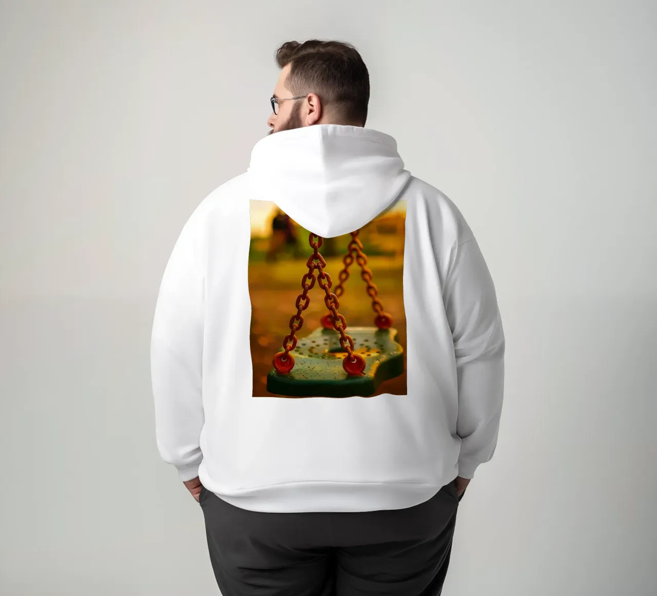 sedile a dondolo felpa con cappuccio da onelife