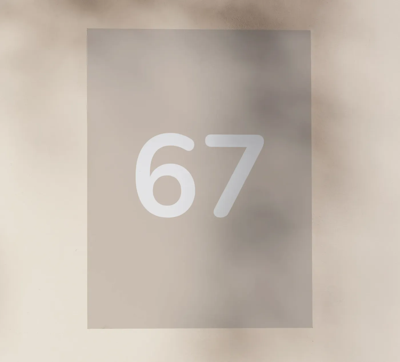 SIX SEVEN pellicola backlit da Simple