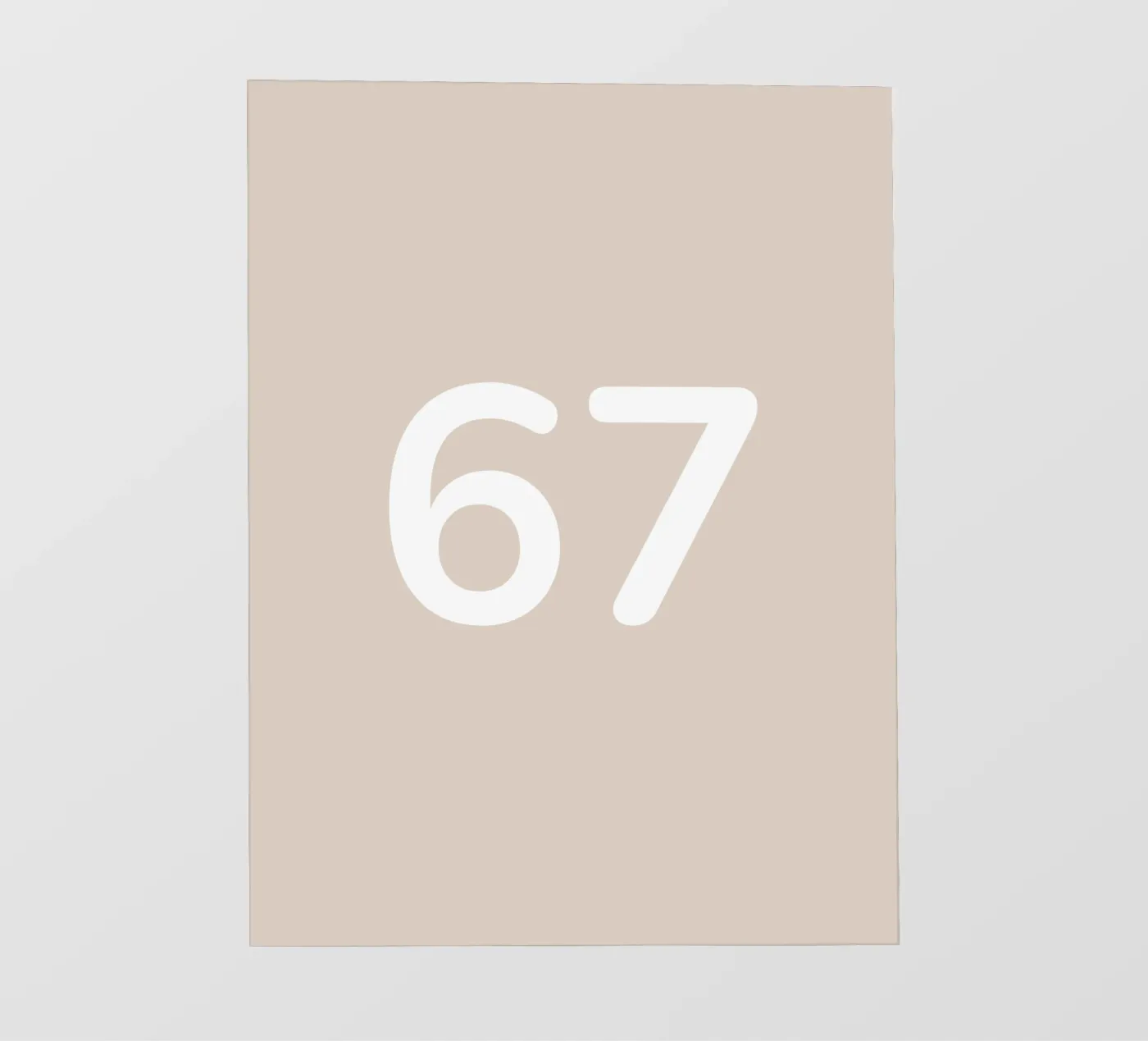 SIX SEVEN pellicola backlit da Simple