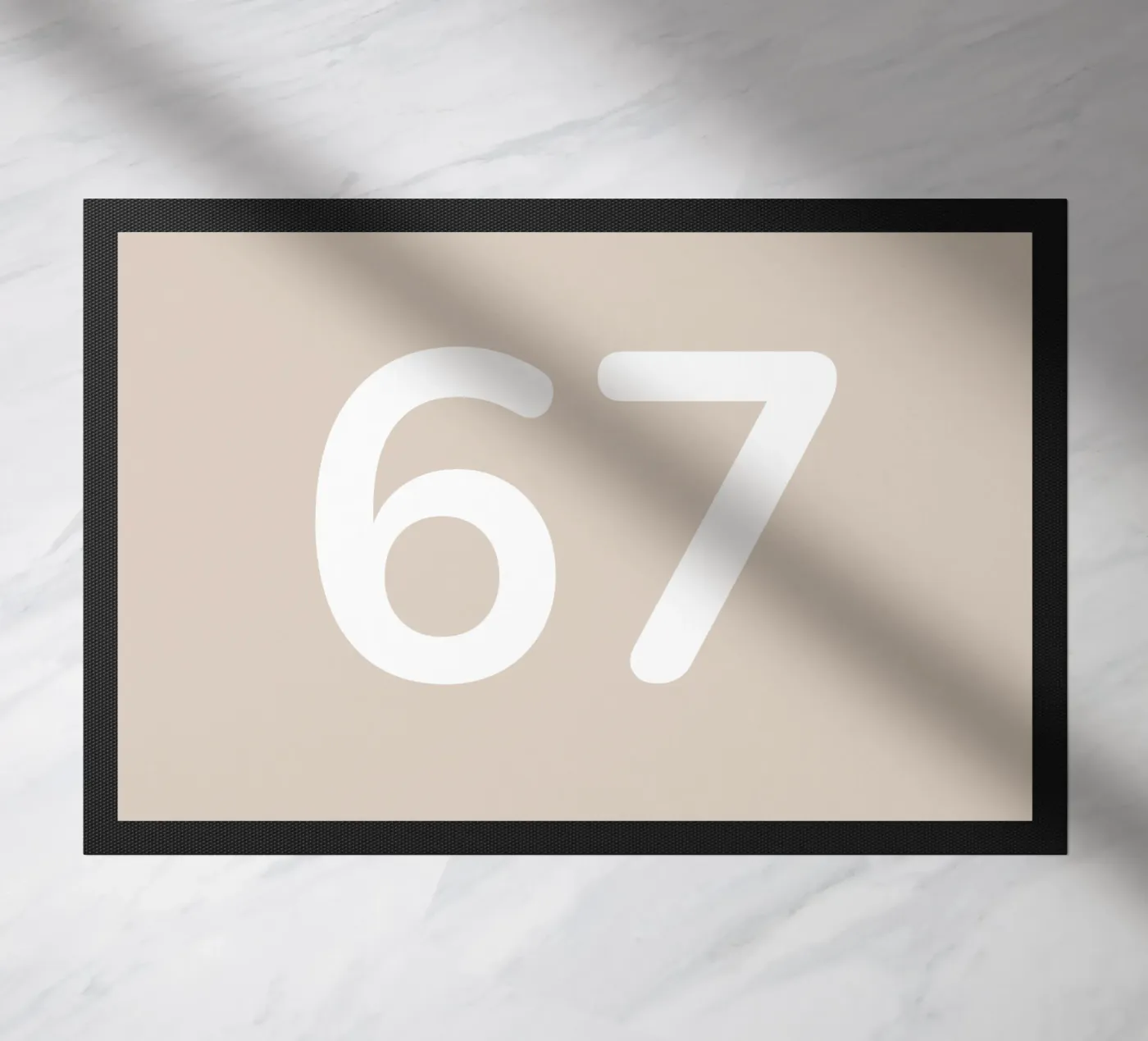 SIX SEVEN Fußmatte von Simple