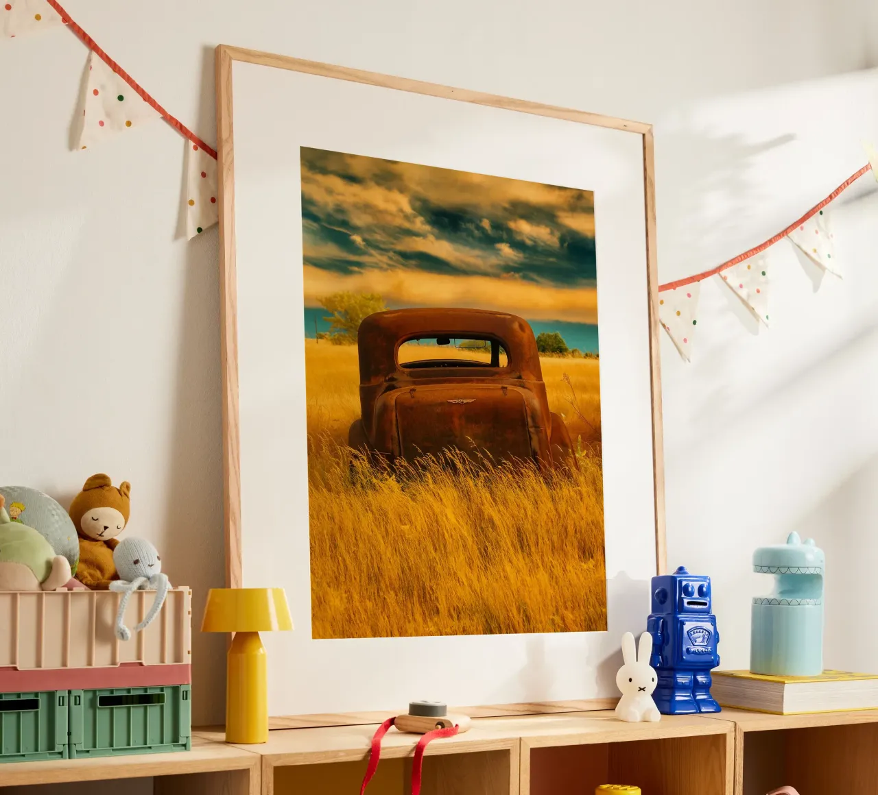 verrosteter Oldtimer Poster von onelife