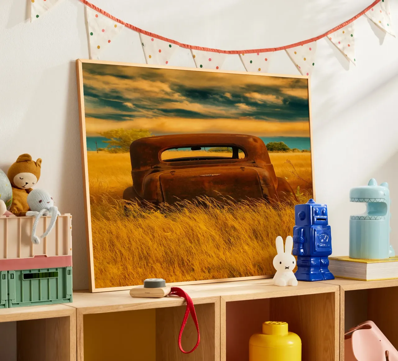 verrosteter Oldtimer Poster von onelife