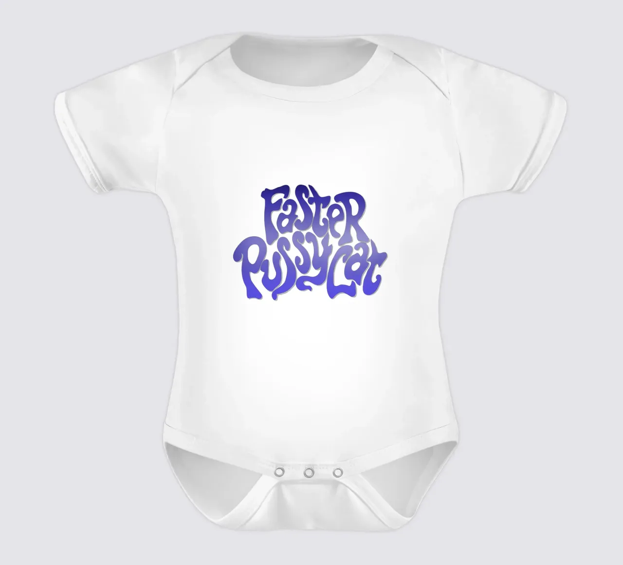 Groovy Gradient Faster Pussycat body neonato maniche corte da MR.A