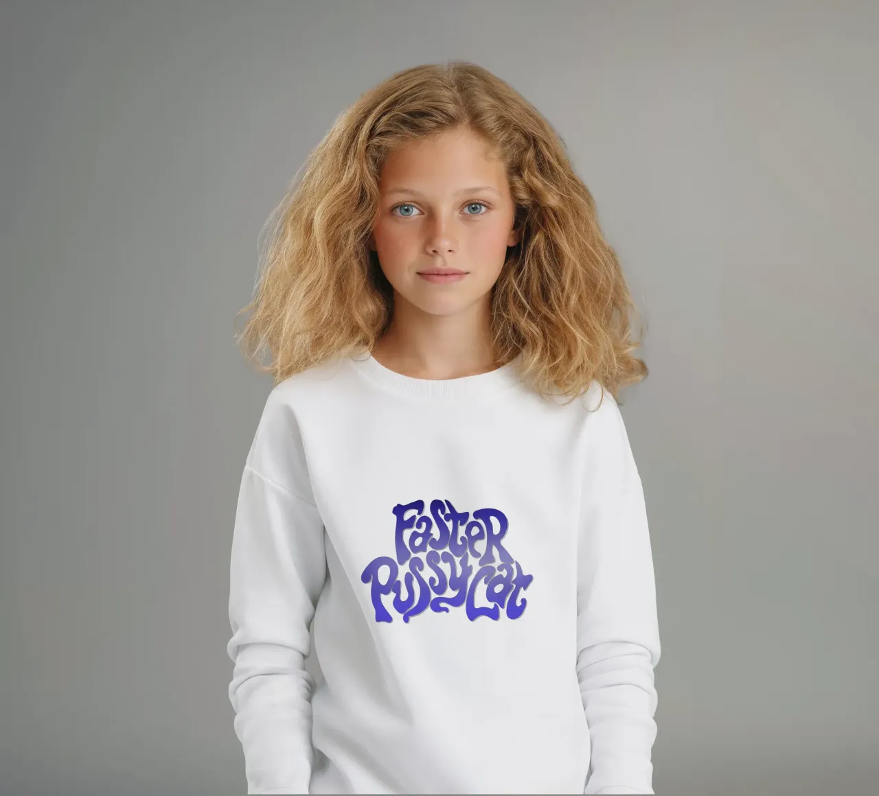 Groovy Gradient Faster Pussycat felpa bambino da MR.A