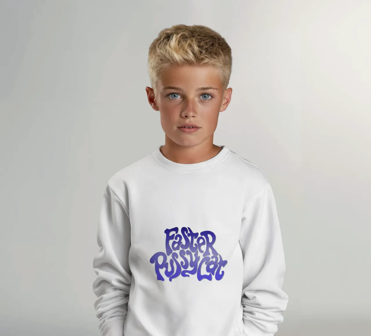 Groovy Gradient Faster Pussycat felpa bambino da MR.A