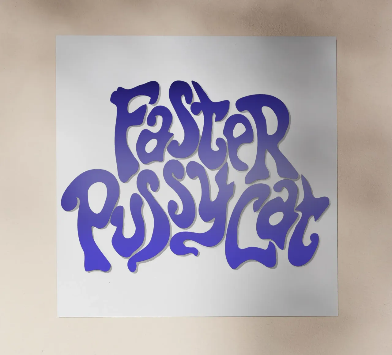 Groovy Gradient Faster Pussycat pellicola backlit da MR.A