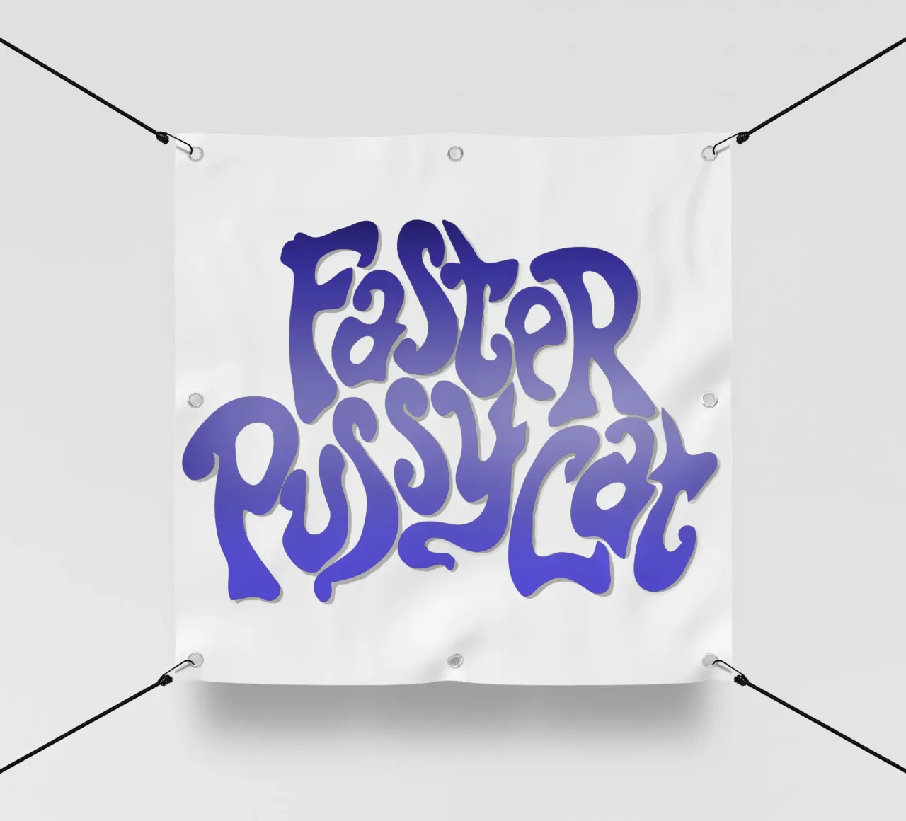 Groovy Gradient Faster Pussycat telo in pvc da MR.A