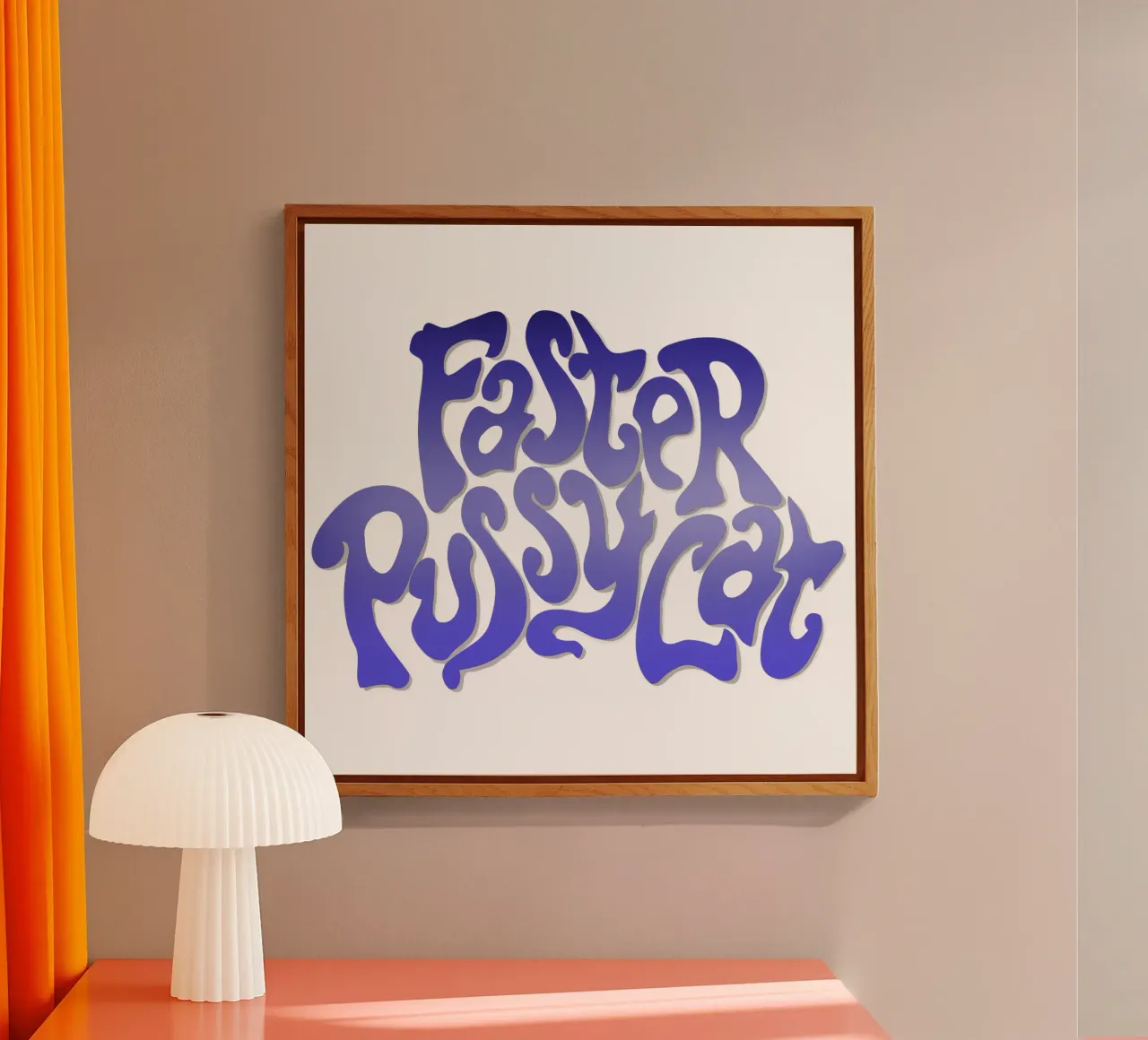 Groovy Gradient Faster Pussycat plexiglass da MR.A