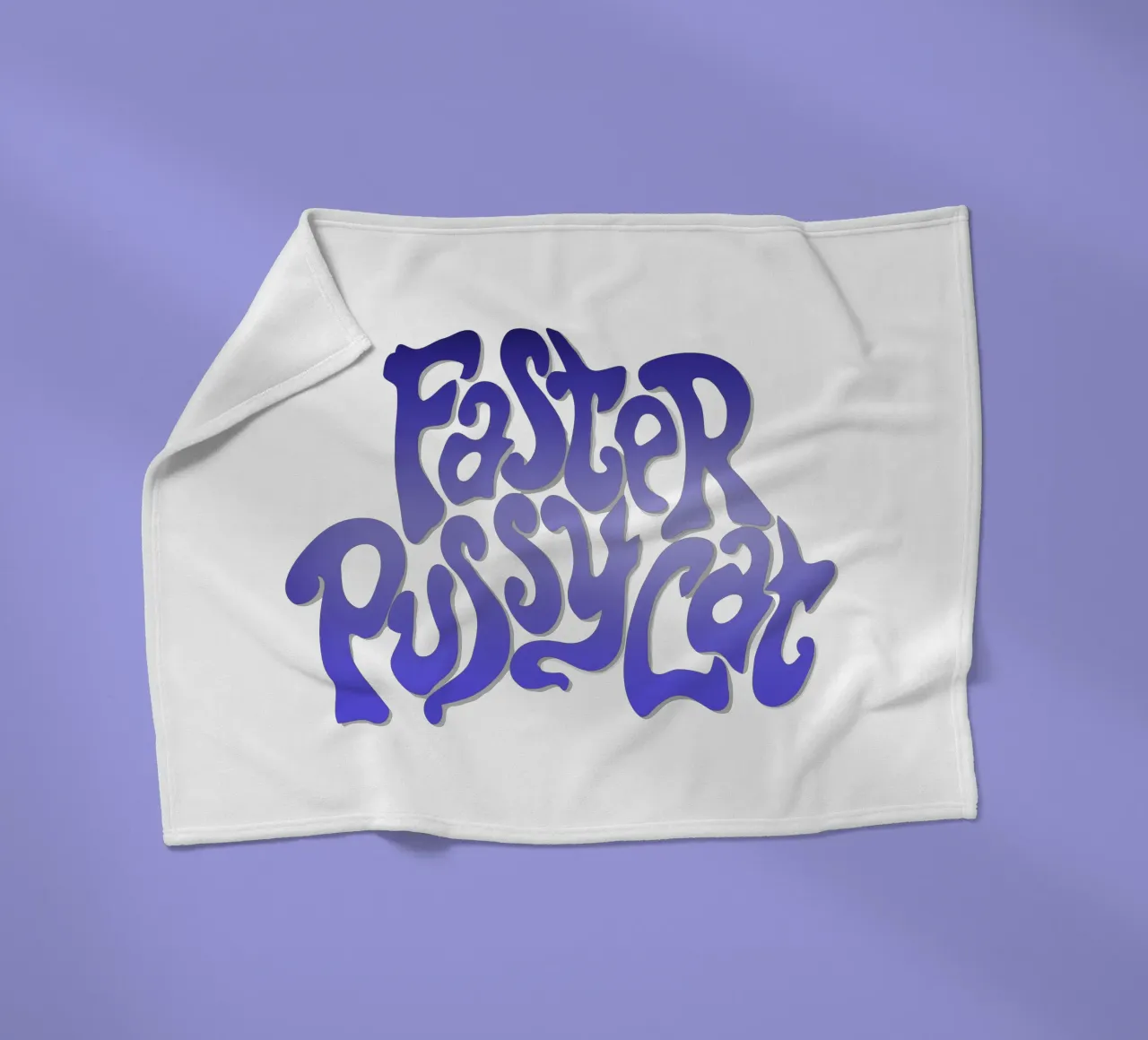 Groovy Gradient Faster Pussycat coperta in pile da MR.A