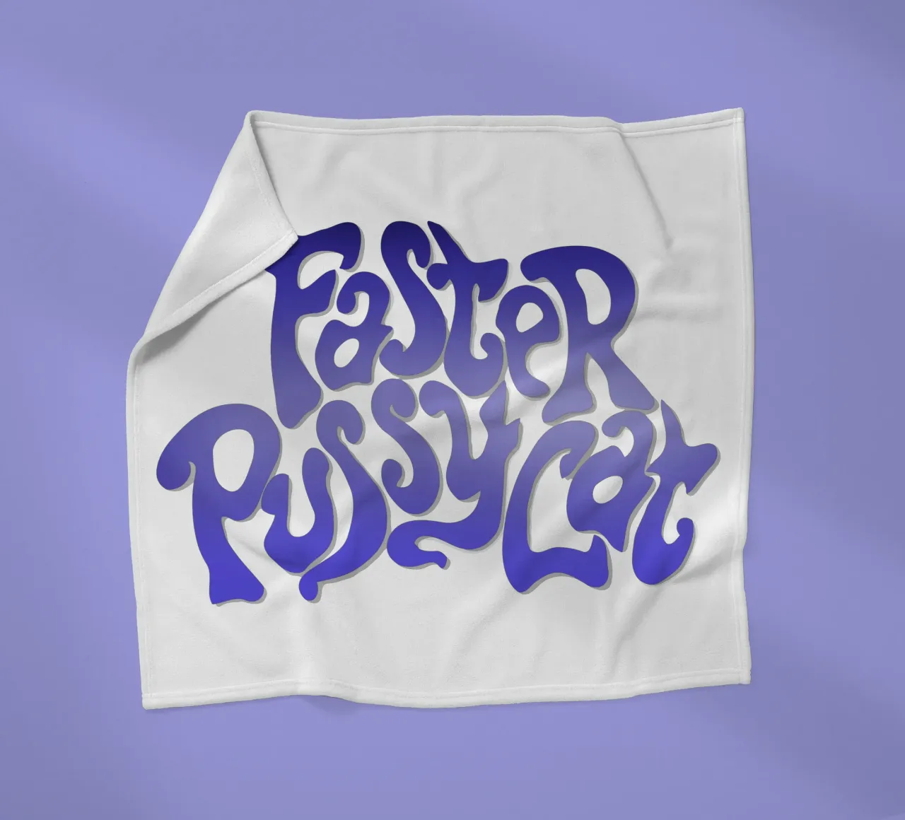 Groovy Gradient Faster Pussycat coperta in pile da MR.A