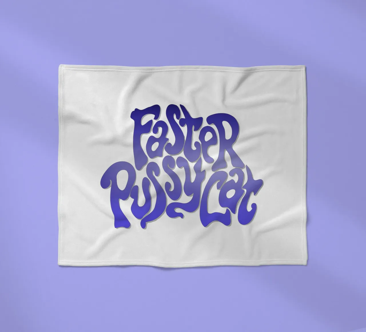 Groovy Gradient Faster Pussycat coperta in pile da MR.A