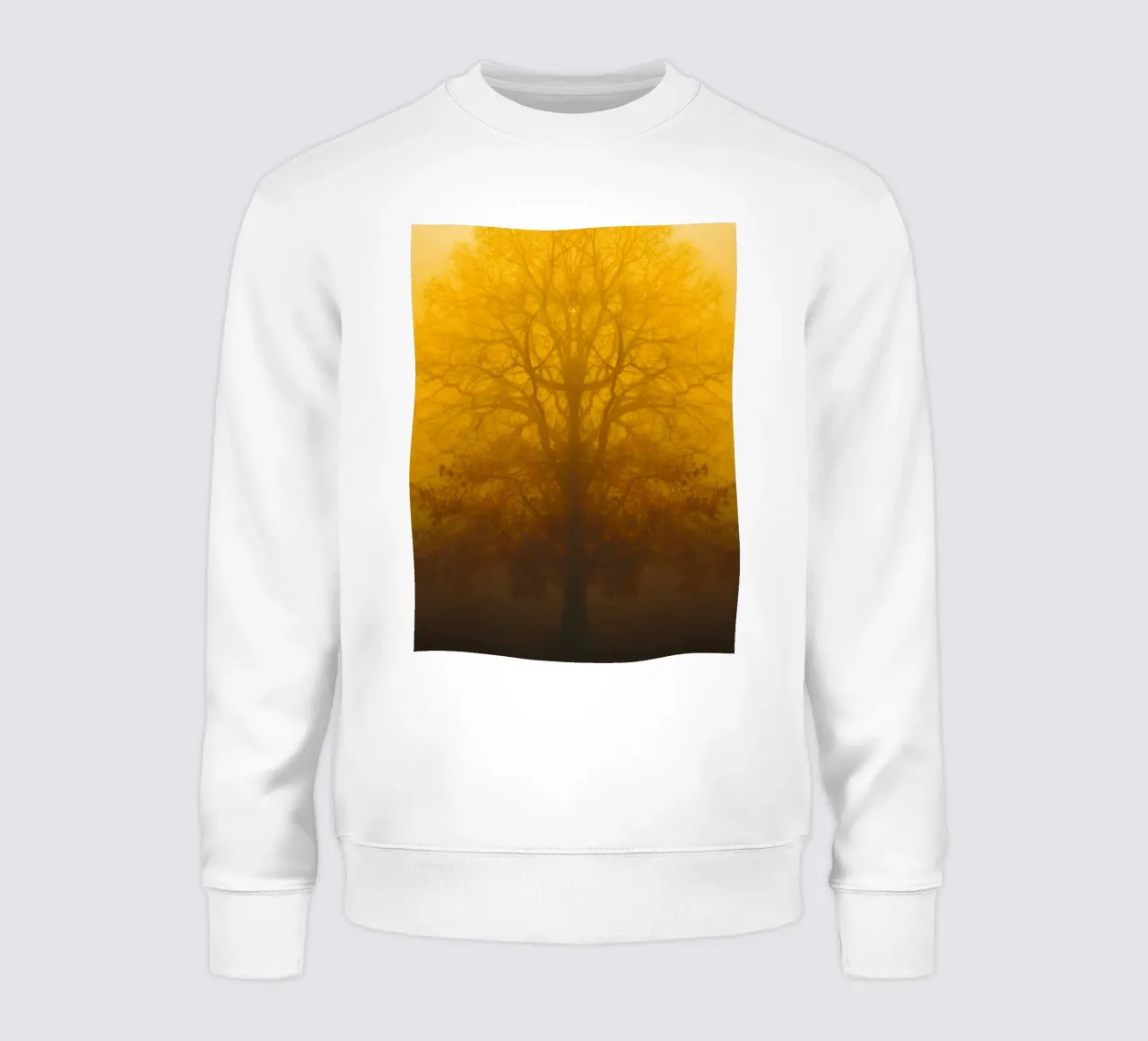 alberi di nebbia crepuscolare felpa da onelife