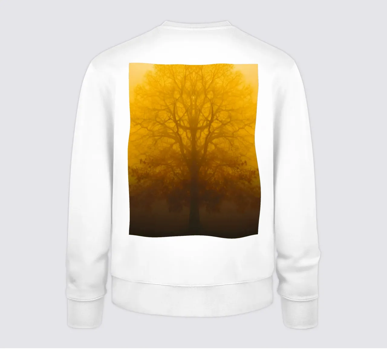 alberi di nebbia crepuscolare felpa da onelife