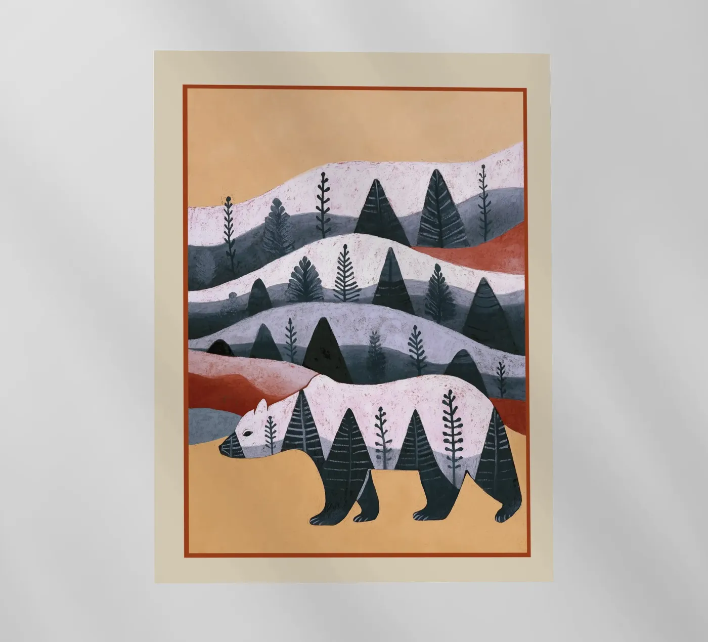 Mountain Bear pellicola backlit da Nadjaa