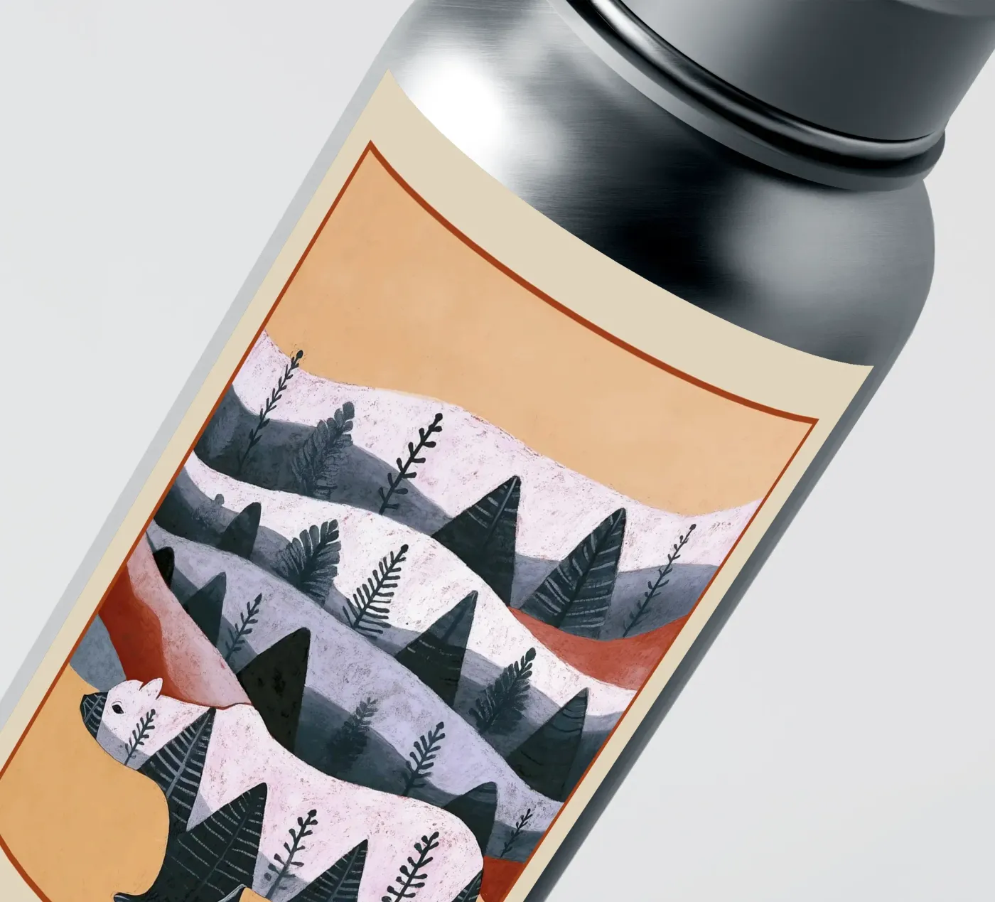 Orso di montagna adesivo da Nadjaa