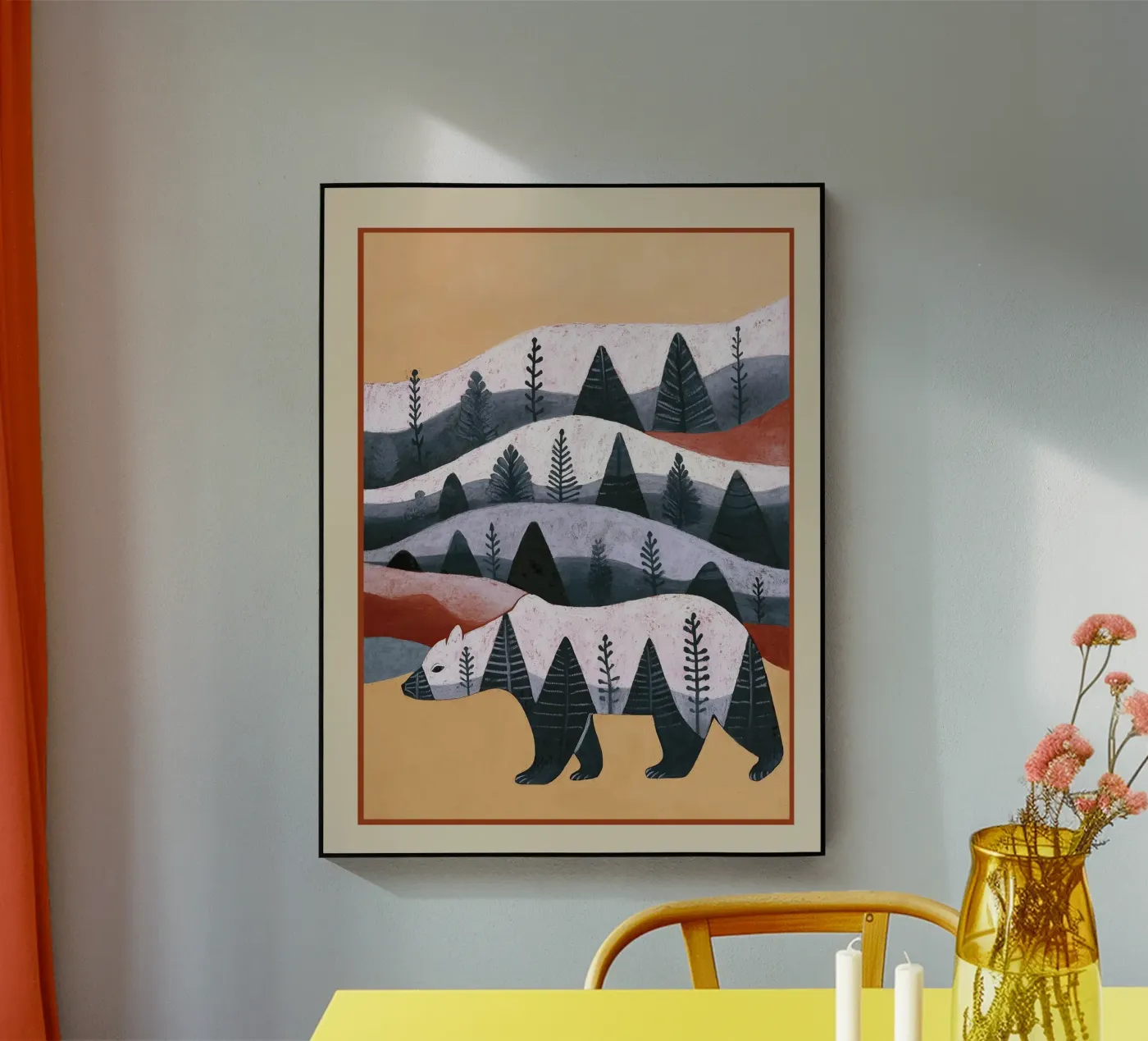 Mountain Bear plexiglass da Nadjaa