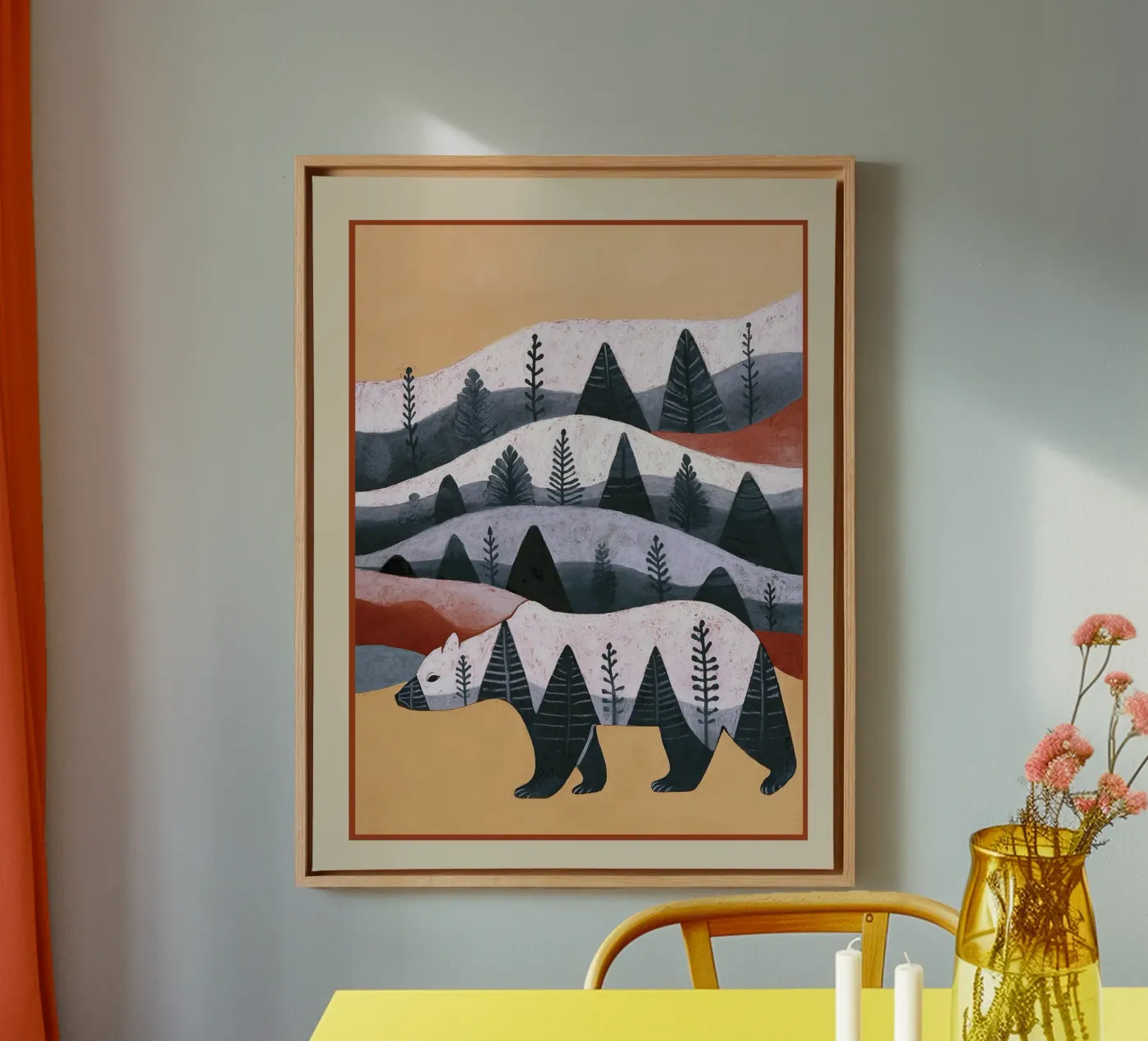 Mountain Bear tela da Nadjaa