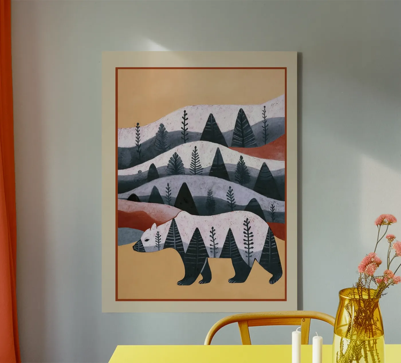 Mountain Bear tela da Nadjaa