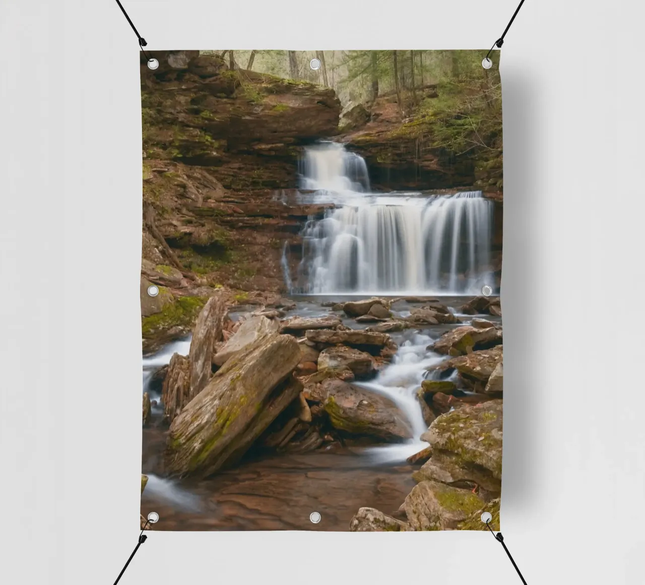 piccola cascata nel fiume telo in pvc da onelife