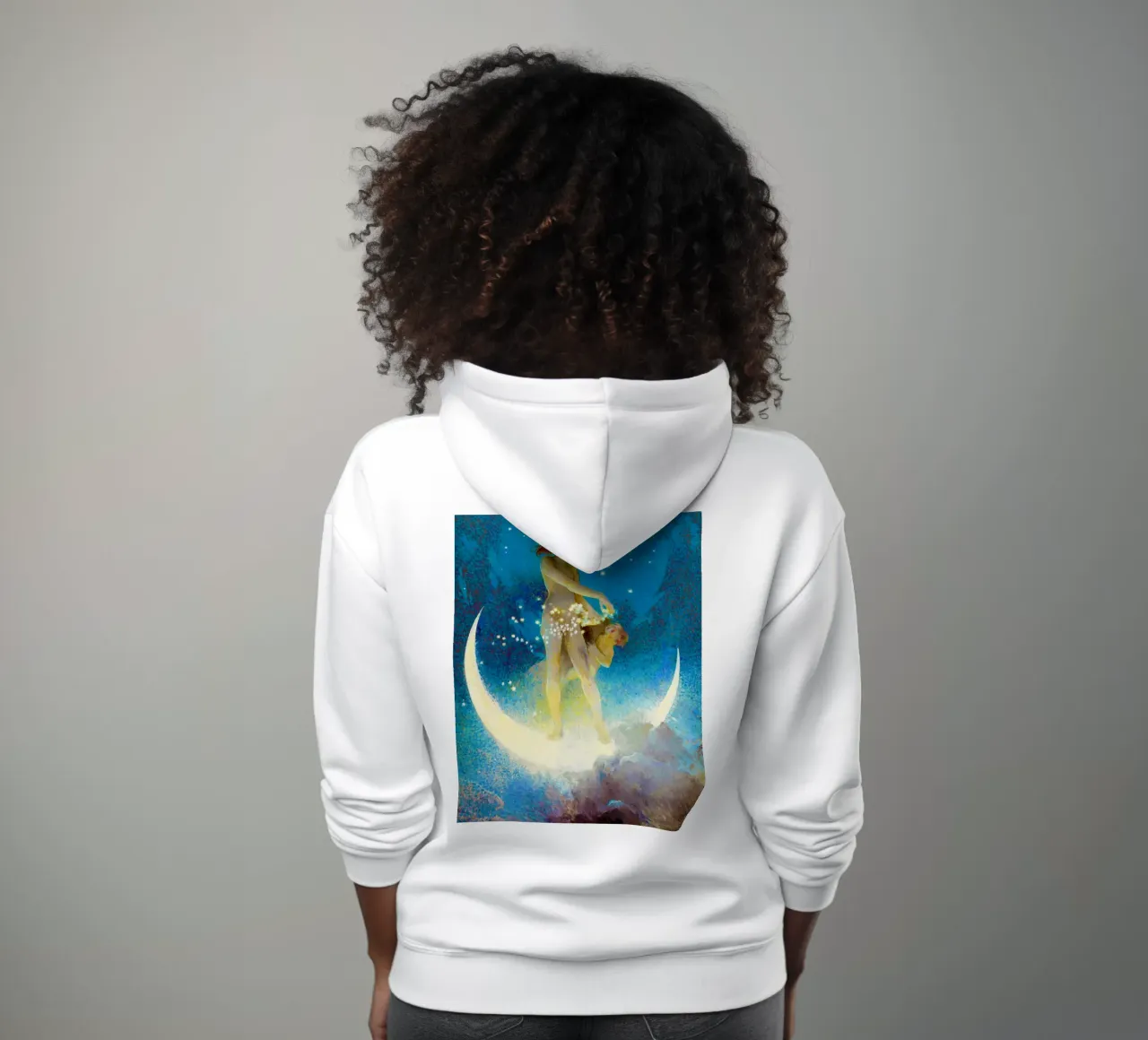 Stelle sparse di primavera di Edwin Blashfield felpa con cappuccio da Jolie Prints