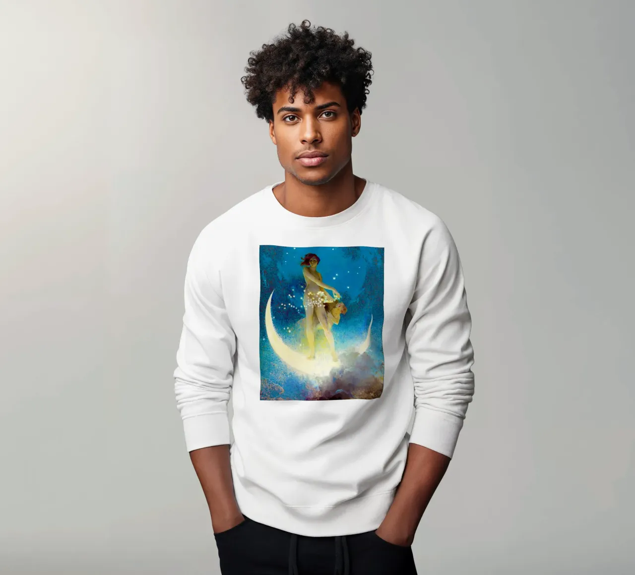 Stelle sparse di primavera di Edwin Blashfield felpa da Jolie Prints