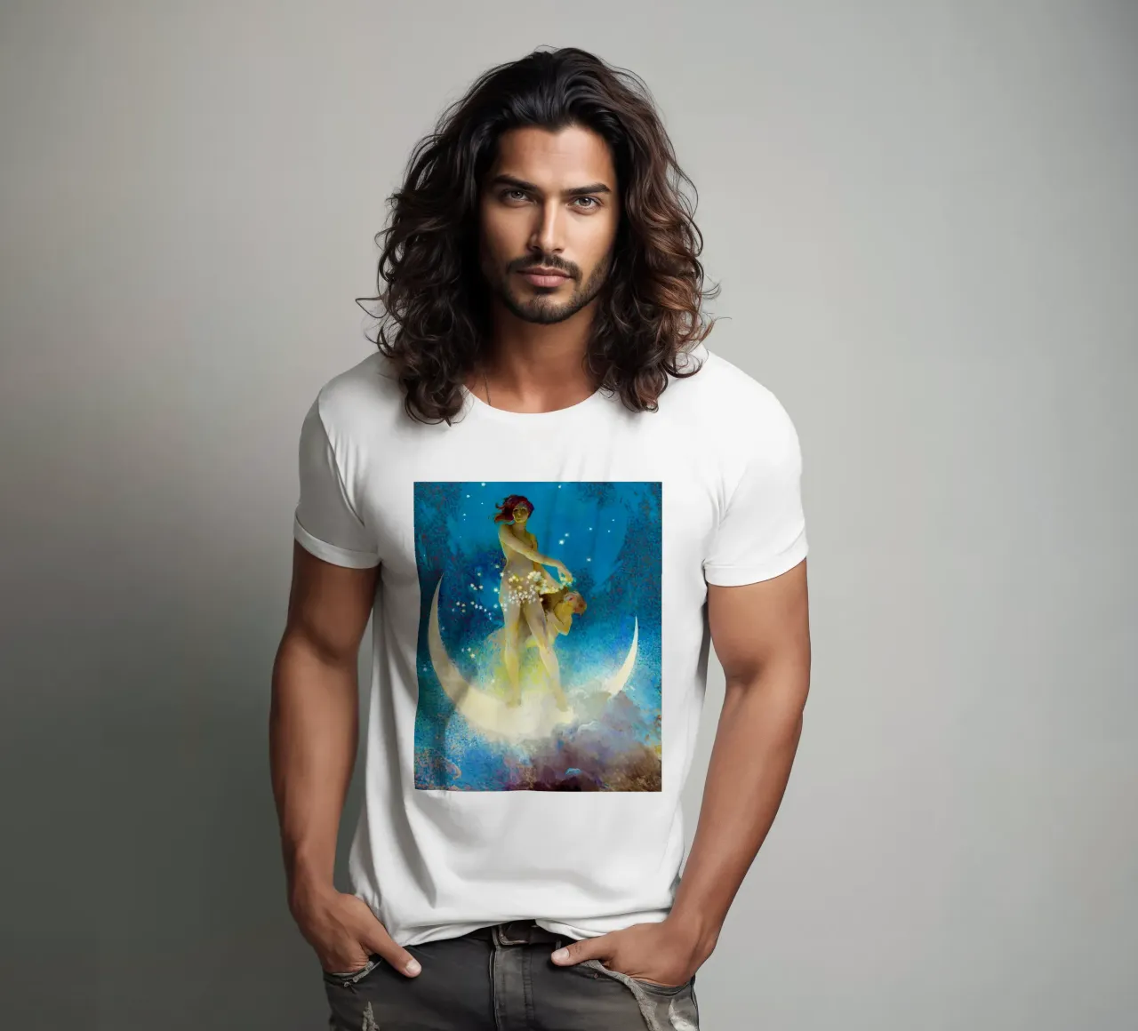 Stelle sparse di primavera di Edwin Blashfield t-shirt da Jolie Prints