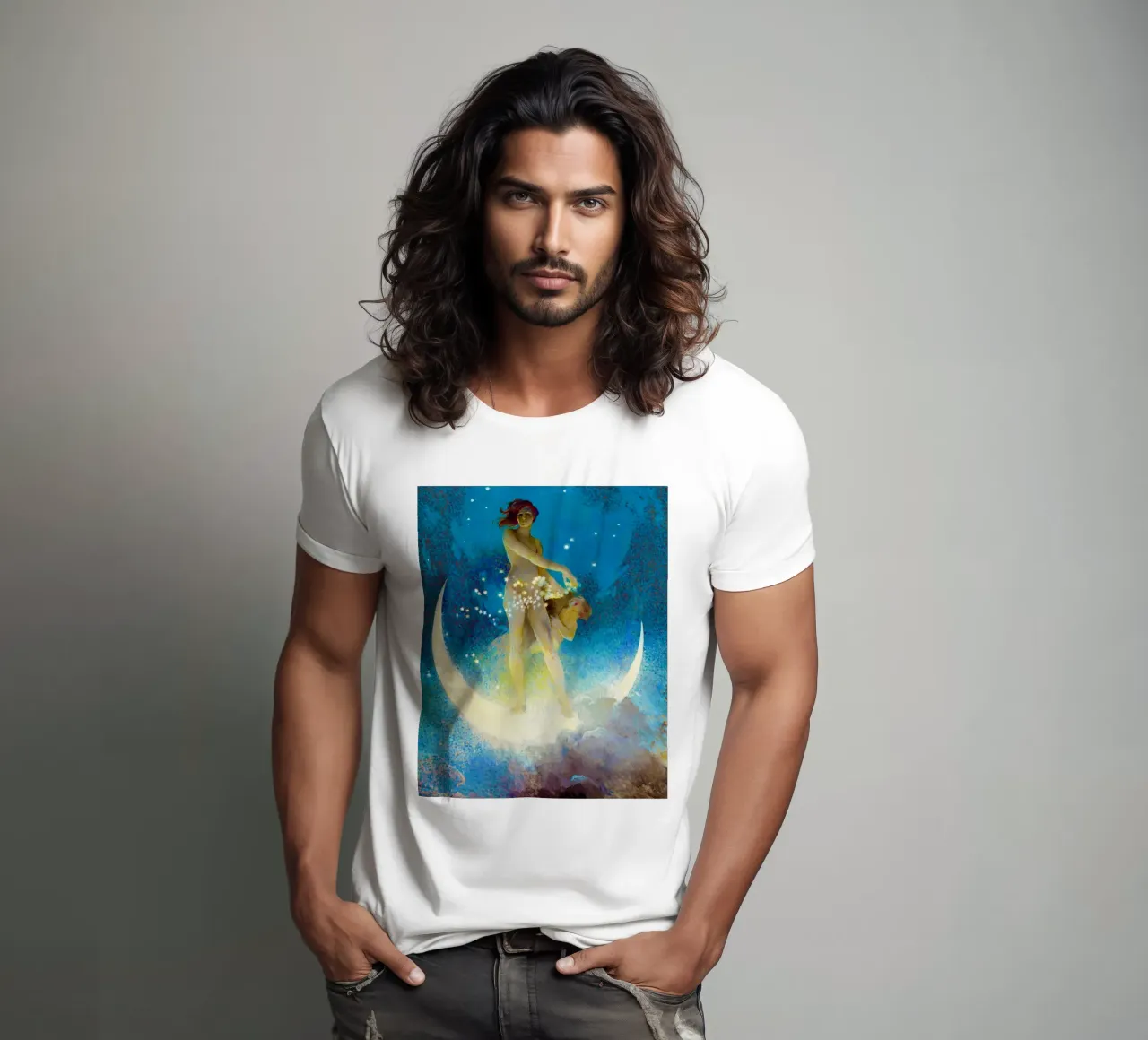 Stelle sparse di primavera di Edwin Blashfield t-shirt da Jolie Prints