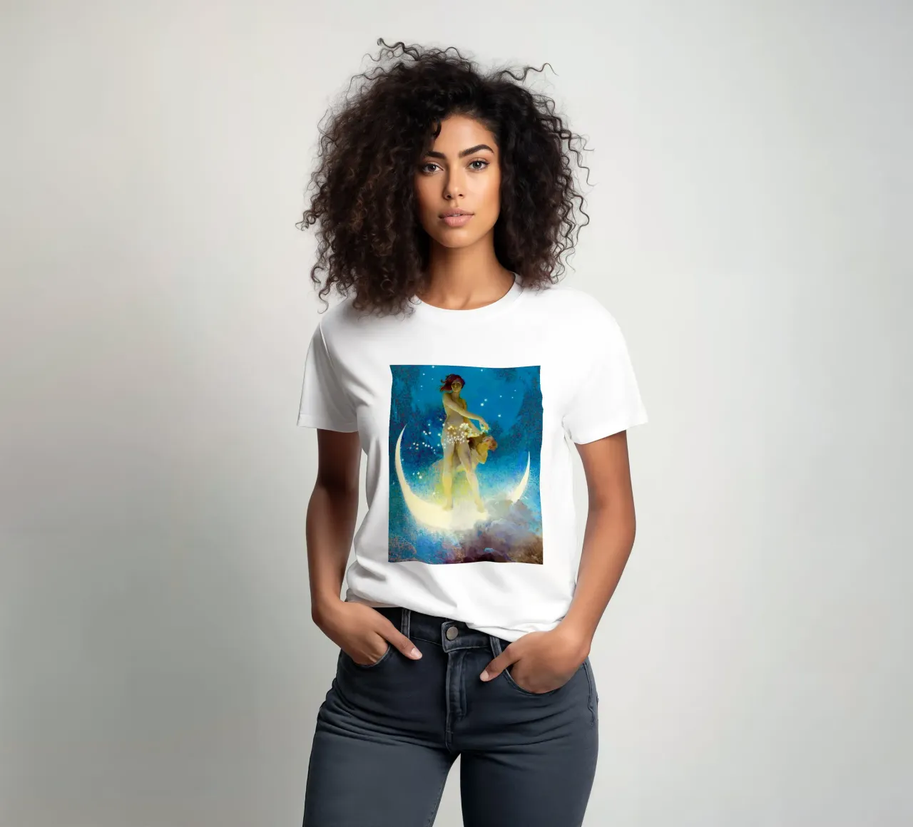 Stelle sparse di primavera di Edwin Blashfield t-shirt da Jolie Prints