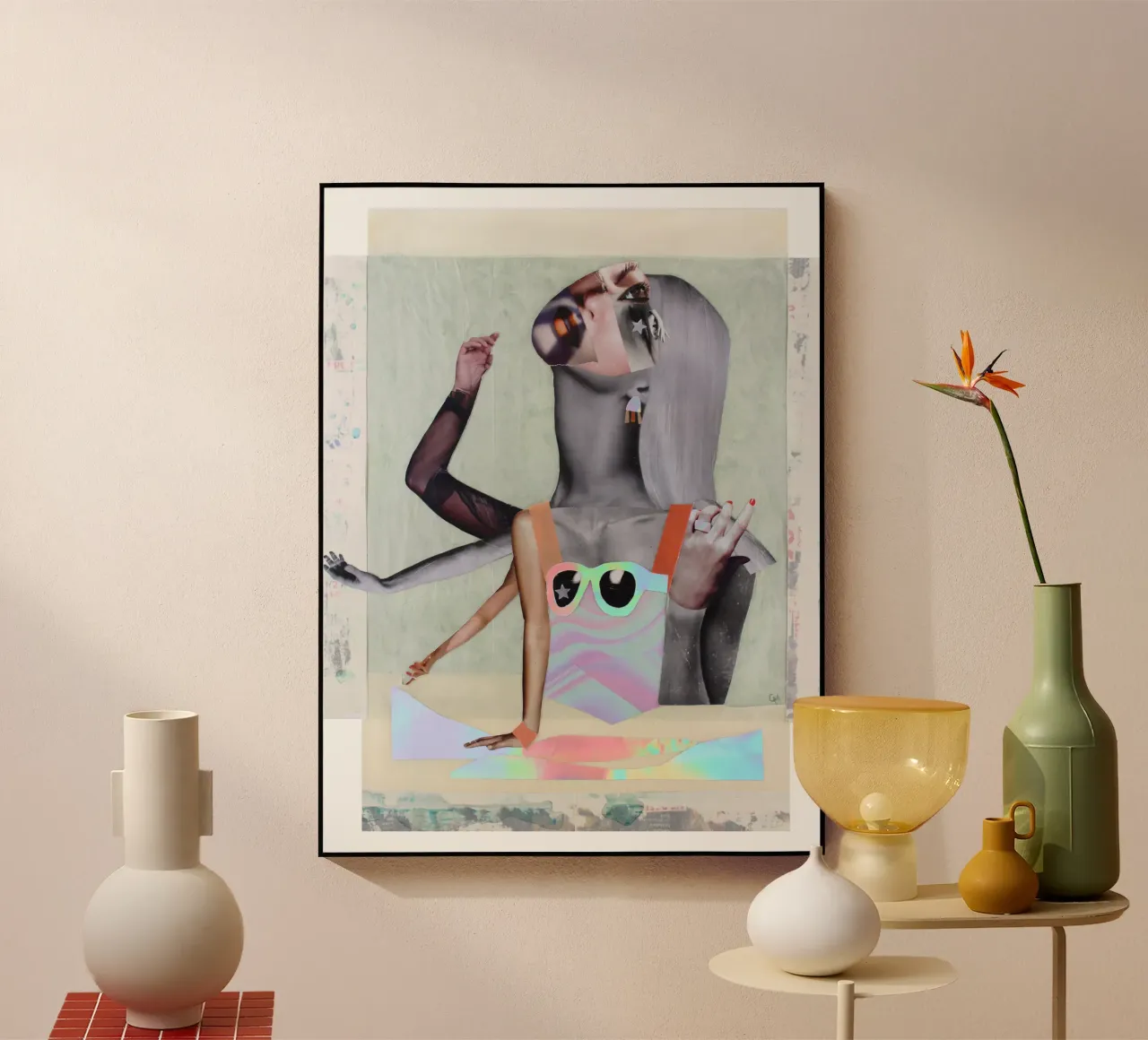 Grace 2 acryl van Paperheartmixx