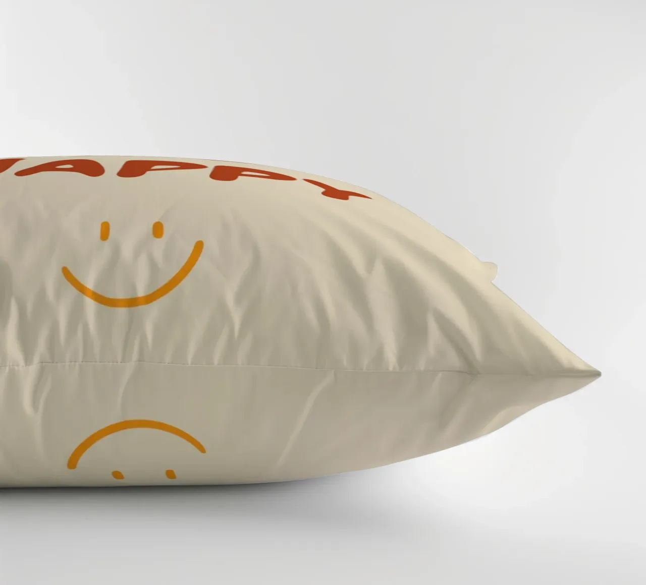 Make me Happy - Retro Colors cuscino da Imaginative Quotes